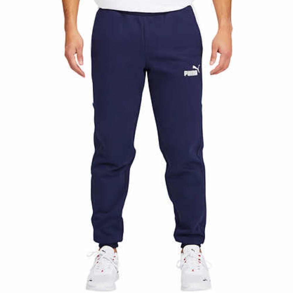 NWT - PUMA Men’s Blue and White Pipe Sports Jogger – Size S